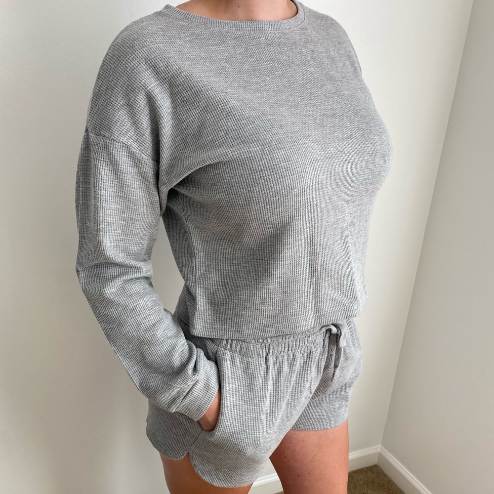 Grey Sweater Set